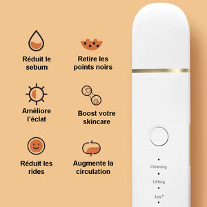 Extracteur de Points Noirs à Ultrasons – Peau Nette Instantanée